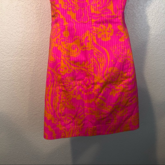 Lilly Pulitzer size 0 Alexa Sleeveless High Collar Dress - Picture 10 of 15